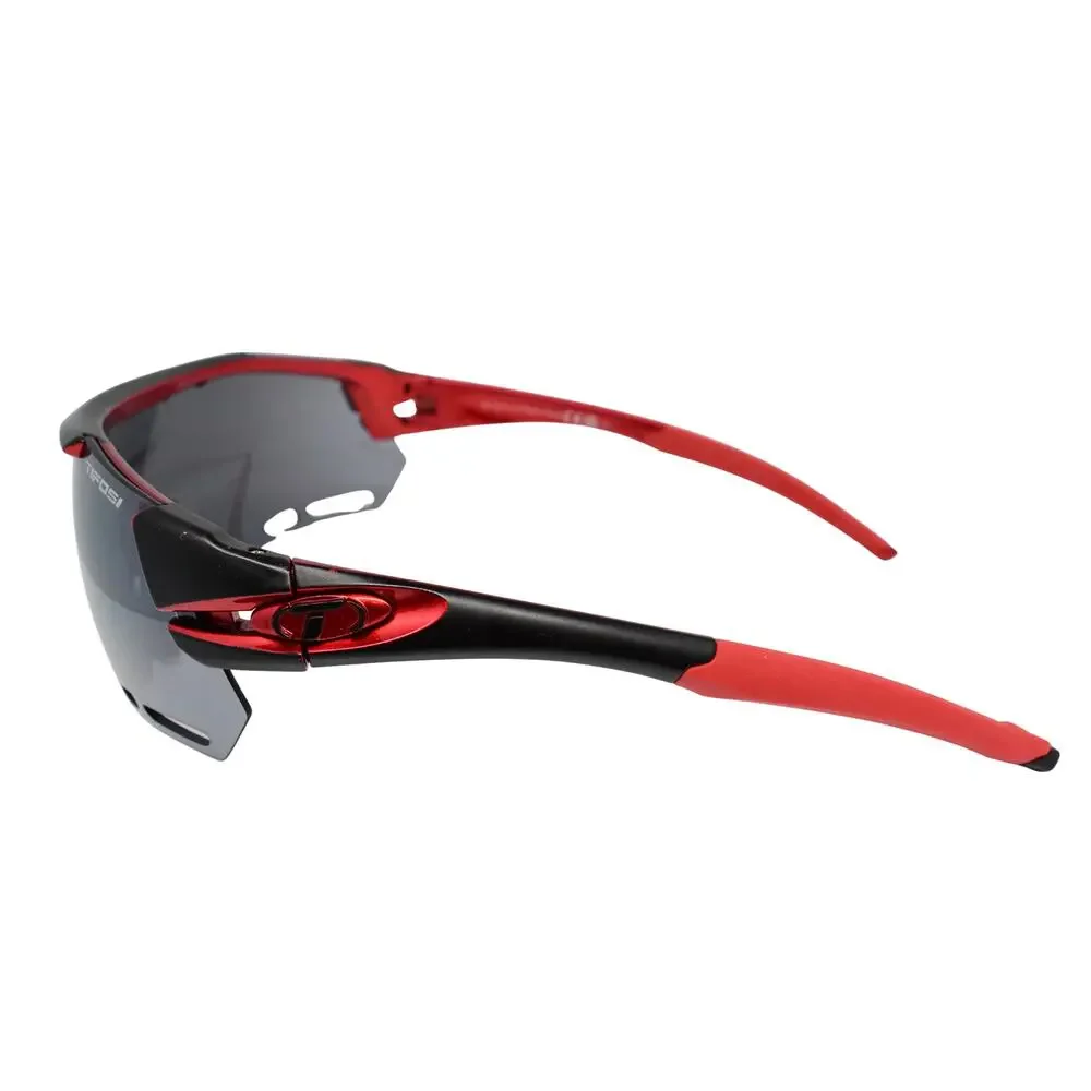 Tifosi Optics Alliant Red/Black Wrap Sunglasses - FAIR CONDITION - READ